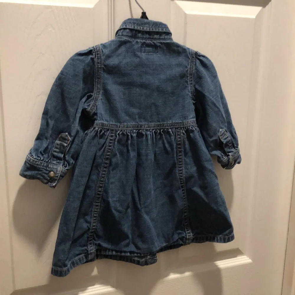 Ralph Lauren Toddler girls Jean dress 18 m